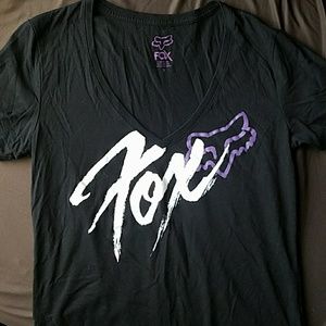 Women's fox short sleeve shirt